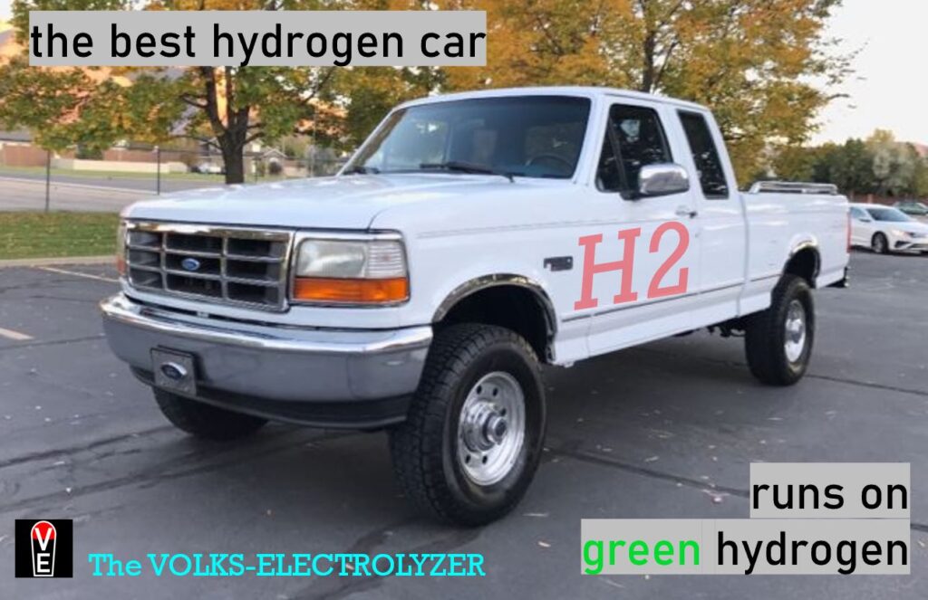 pik up hydrogen powered car