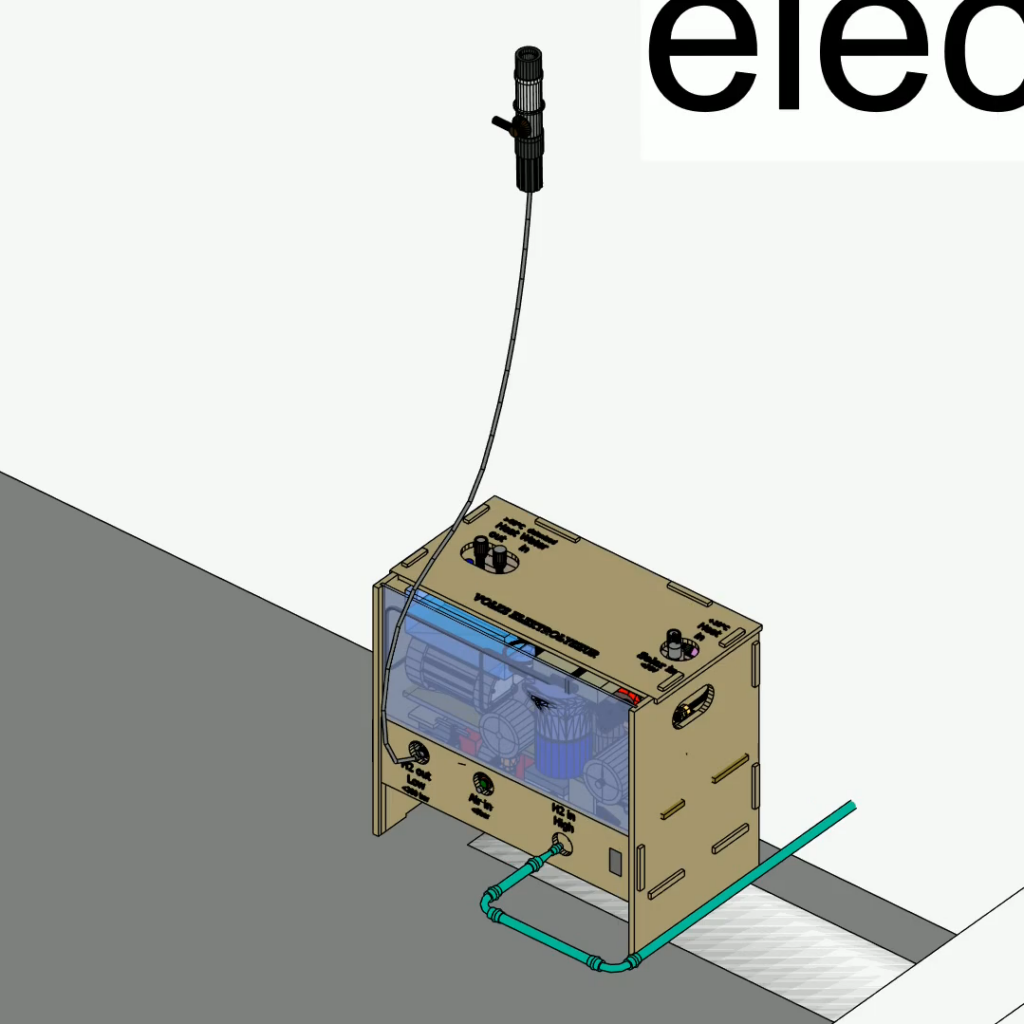 private electrolyzer with fueling nozzle