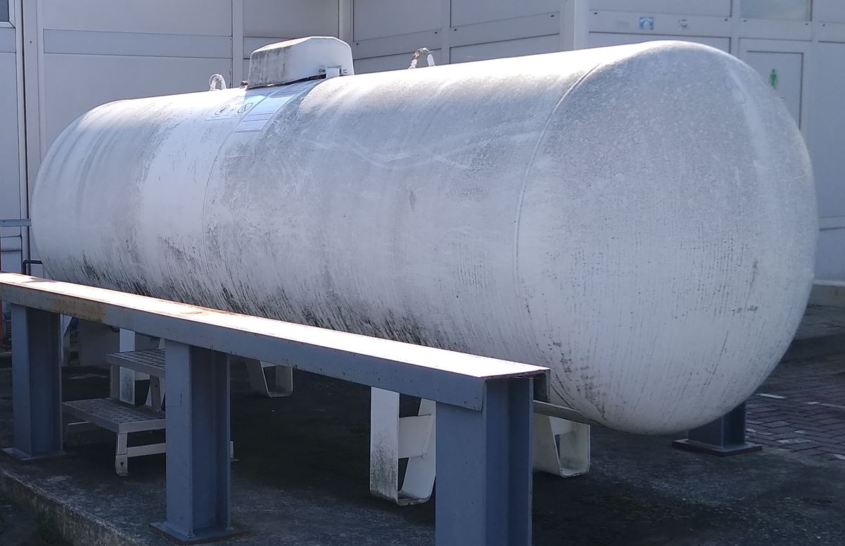 Flüssiggastank als Wasserstoffspeicher