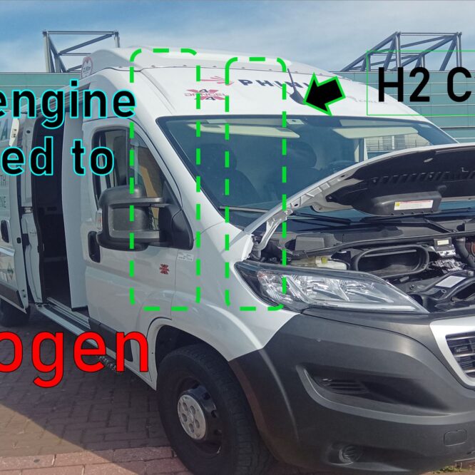 hydrogen car, h2 truck, h2 van, hydrogen last mile logistic