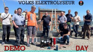 victron battery Wasserstoffschulung mit Demonstrations-Elektrolyseur, hydrogen training