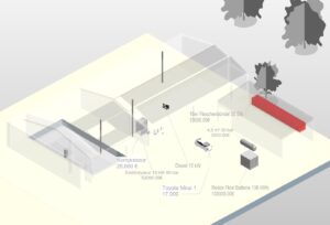 10 kW PEM Electrolyzer, hydrogen Compressor and storage unit