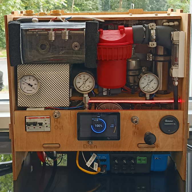 Der neue Volks-Elektrolyseur 2 kW, 8.000 € Einsparung beim Balkonspeicher